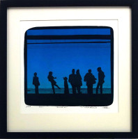 Akvárium - grafika - Jitka Nesnídalová